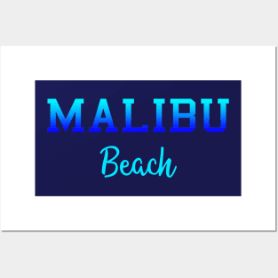 Malibu beach Posters and Art